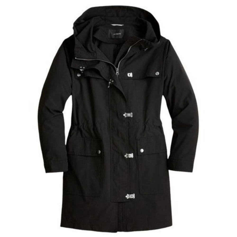 J. Crew trench coat size Medium - Picture 3 of 13